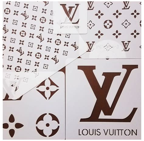 louis vuitton lv stencils